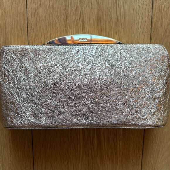 Beautiful little gold clutch bag, by iconic Florentine designer Rodo! - Picture 1 of 11